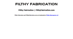 Desktop Screenshot of filthyfabrication.com